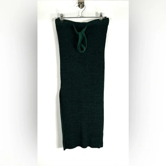 MONROW - Cosmo Rib Knit Midi Skirt – Deep Forest – XS — NWT - Picture 7 of 10